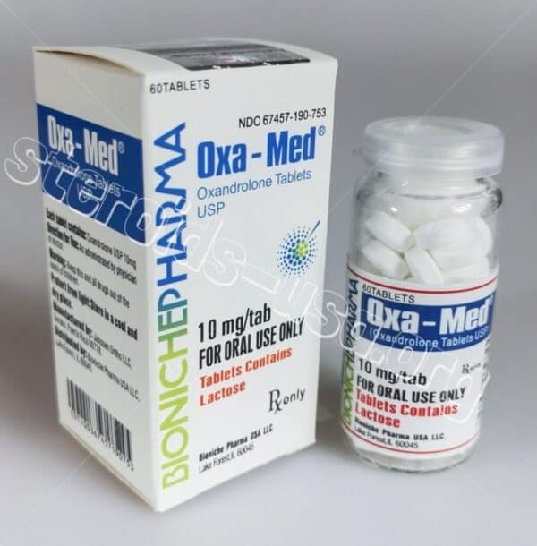 Oxa-Med Bioniche Pharmacy (Anavar, Oxandrolone) 60tabs (10mg/tab)