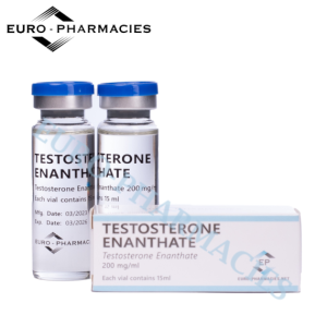 15ml vial of Testosterone Enanthate (200mg/ml) from Euro-Pharmacies