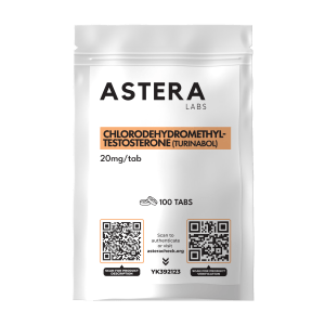 Chlorodehydromethyltestosterone (Turinabol) 20mg/tab by Astera Labs - Oral anabolic steroid for muscle growth, strength enhancement