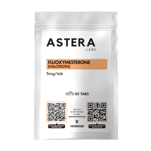 Fluoxymesterone (Halotestin) 5mg/tab by Astera Labs - Synthetic anabolic steroid used for testosterone replacement therapy and delayed puberty