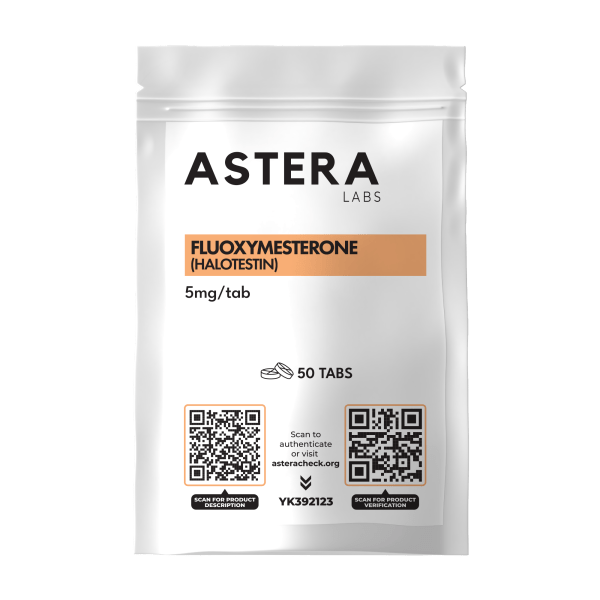 Fluoxymesterone (Halotestin) 5mg/tab by Astera Labs - Synthetic anabolic steroid used for testosterone replacement therapy and delayed puberty