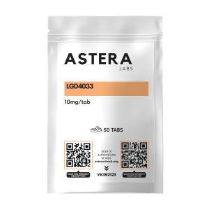 LGD4033 Ligandrol 10 mg by Astera Labs - Selective androgen receptor modulator (SARM) for muscle growth and strength