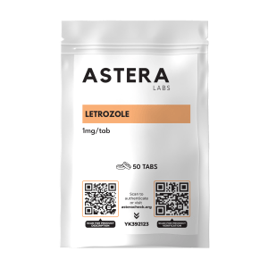 Letrozole 1mg/tab by Astera Labs - Aromatase inhibitor used to reduce estrogen levels, commonly used in breast cancer treatment and hormone therapy