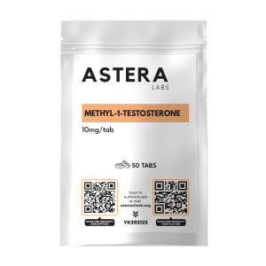 Methyl-1-testosterone 10mg/tab by Astera Labs - Potent oral anabolic steroid for muscle growth and strength enhancement