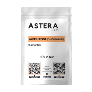 Mibolerone (Cheque Drops) 0.5 mg by Astera Labs - Potent oral anabolic steroid for muscle growth and strength enhancement