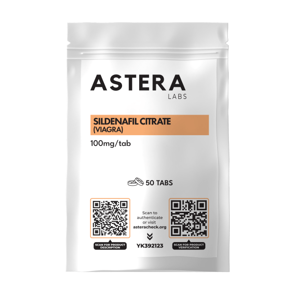 Sildenafil Citrate 50mg by Astera Labs for erectile dysfunction treatment