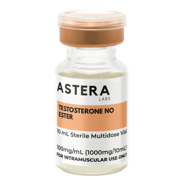 Testosterone No Ester 100mg/ml by Astera Labs - Injectable testosterone without an ester for rapid absorption and quick results.